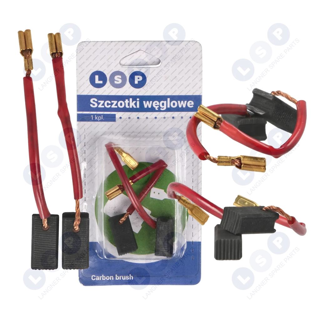 Uhlíkové kefy 6,5x8x15,5mm BLACK DECKER KG 65 72 90